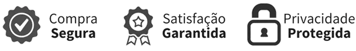 Compra segura, satisfação garantida, privacidade protegida